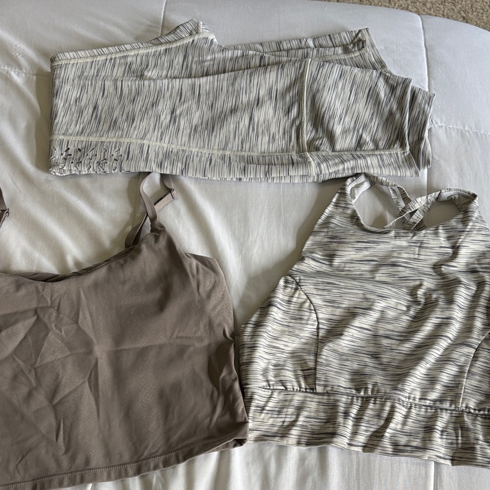 TAVI bundle— leggings, tank bra and sports bra